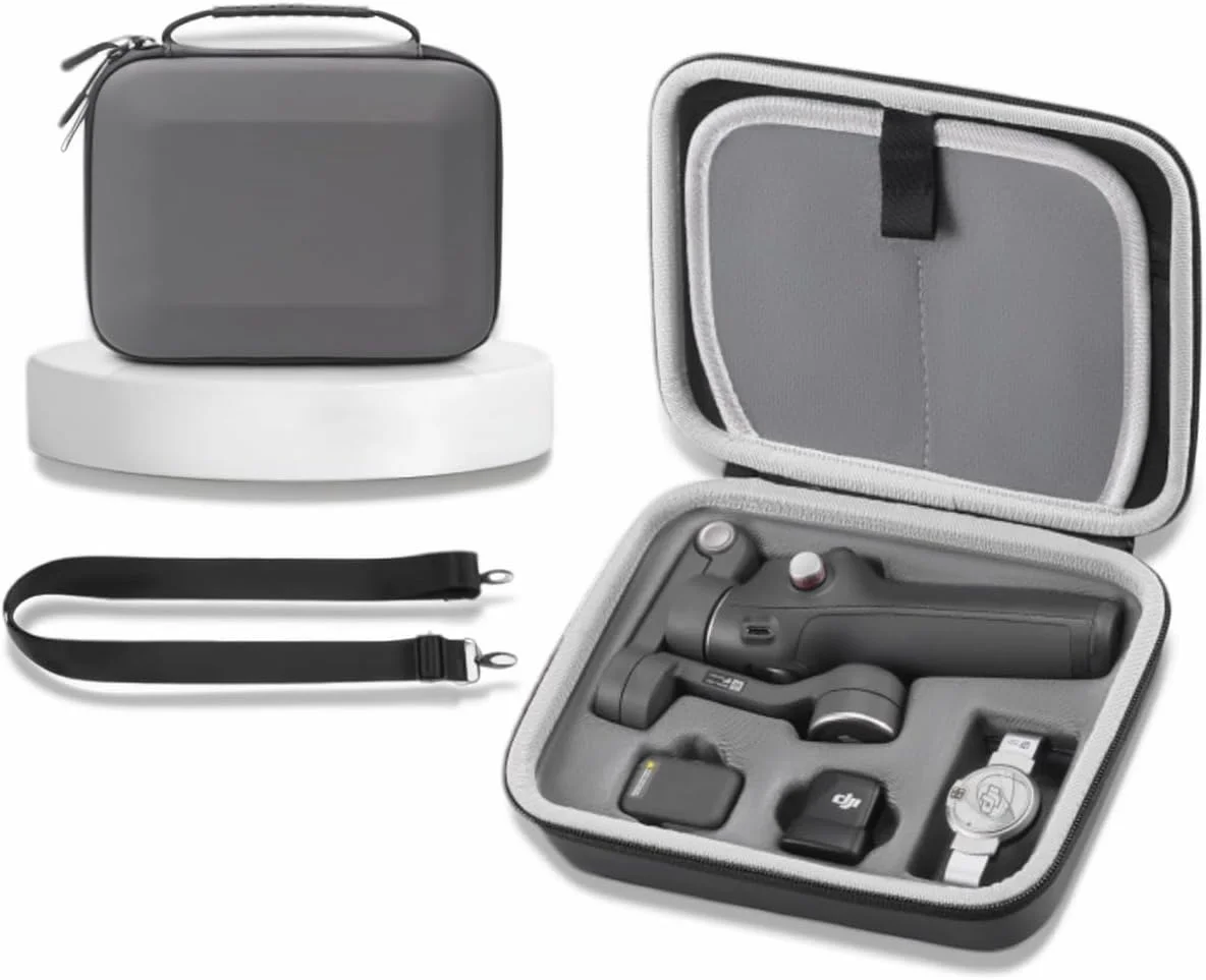 کیف حمل یک عددی SKEIDO برای DJI Osmo Mobile 7P/7، کیف نگهداری شانه ای ضد آب برای لوازم جانبی گیمبال DJI OM7/7Pro (خاکستری)