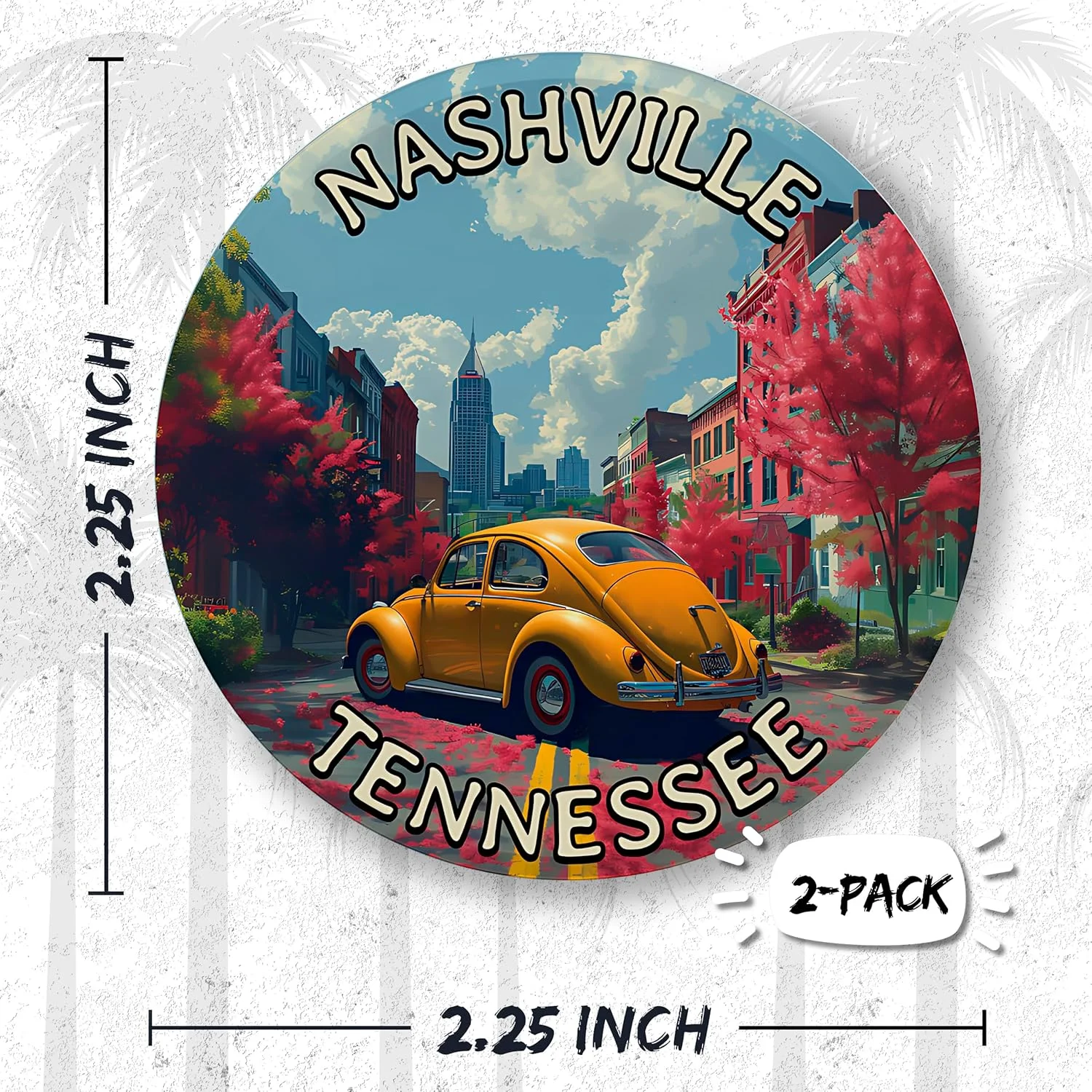 دکمه های سنجاقی 2 عددی No Thorns Media Nashville Tennessee 2.25 اینچی - پین های سرگرم کننده برای لباس، کوله پشتی، کلاه و ژاکت - نشان های یقه کارتونی، یکپارچهسازی با سیستمعامل و پانک، شعارها و پین های مهمانی ID45000 دکمه های سنجاقی 2 عددی No Thorns Media Nashville Tennessee 2.25 اینچی - پین های سرگرم کننده برای لباس، کوله پشتی، کلاه و ژاکت - نشان های یقه کارتونی، یکپارچهسازی با سیستمعامل و پانک، شعارها و پین های مهمانی ID45000