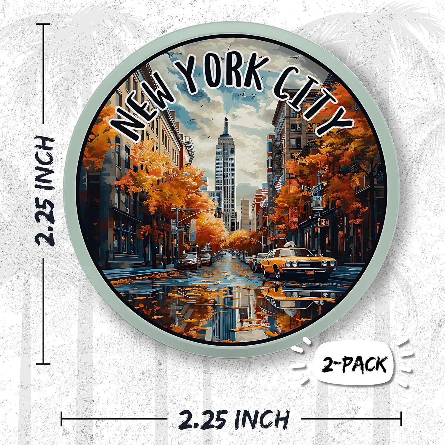 دکمه های سنجاقی 2 عددی No Thorns Media New York City New York، سایز 2.25 اینچ - پین های سرگرم کننده برای لباس، کوله پشتی، کلاه و ژاکت - نشان سینه های کارتونی، رترو و پانک، شعارها و پین های مهمانی ID45000 دکمه های سنجاقی 2 عددی No Thorns Media New York City New York، سایز 2.25 اینچ - پین های سرگرم کننده برای لباس، کوله پشتی، کلاه و ژاکت - نشان سینه های کارتونی، رترو و پانک، شعارها و پین های مهمانی ID45000