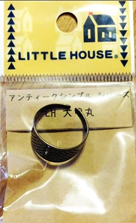ابزار نُشنز - نُشنز ساشیکو Little House - انگشتانه حلقه ای برنجی ساشیکو ژاپنی