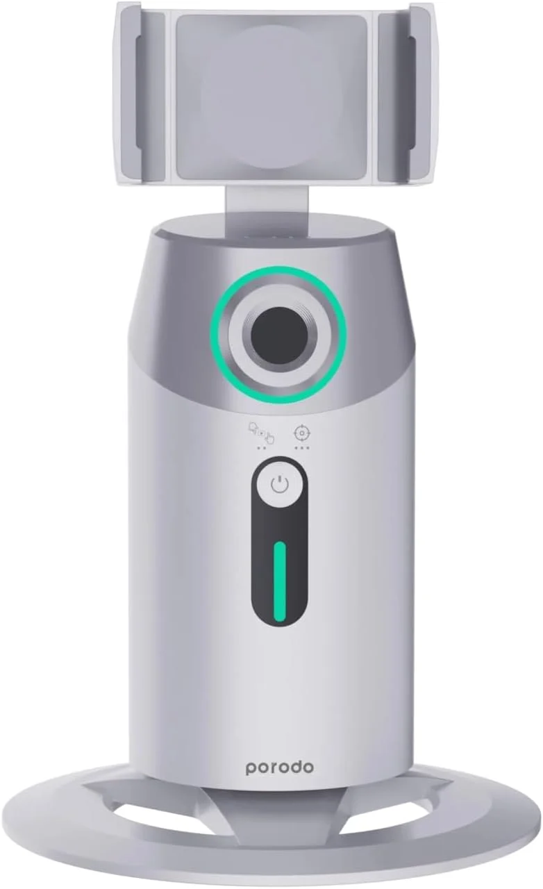 گیمبال Porodo با قابلیت ردیابی چهره هوش مصنوعی، تشخیص حرکت با کنترل از راه دور - Wh گیمبال Porodo با قابلیت ردیابی چهره هوش مصنوعی، تشخیص حرکت با کنترل از راه دور - Wh