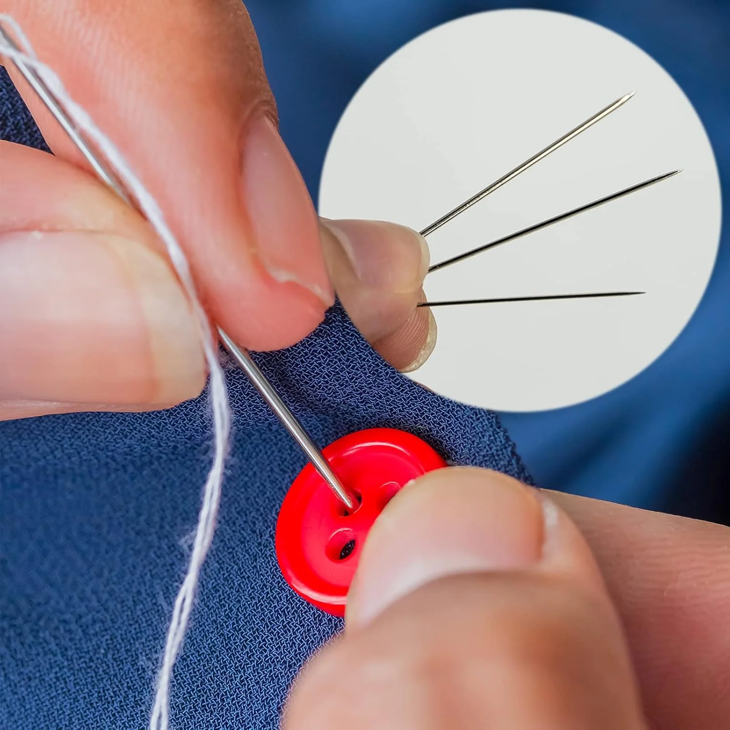 32 PCS Sewing Needles Large Eye Sharp Point with 2 Threader, Gold plating Process 3 Sizes (3.8cm/4.7cm/5.5cm), Embroidery Needles Hand Sewing with a Threader 32 PCS Sewing Needles Large Eye Sharp Point with 2 Threader, Gold plating Process 3 Sizes (3.8cm/4.7cm/5.5cm), Embroidery Needles Hand Sewing with a Threader