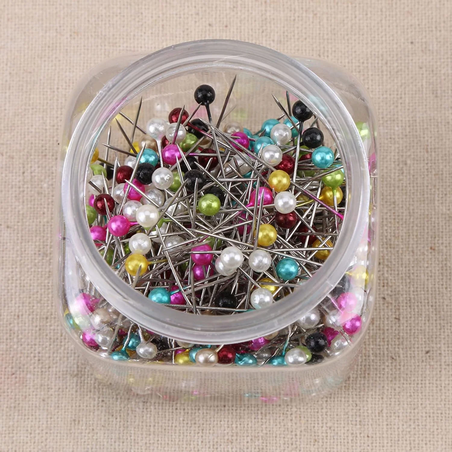 Pack of 500 Bead Needles Quilting Needles in Fabric Covered Pin Cushion Bottle Sewing Craft Bead Needles Pin Cushion for Sewing Quilting Crafts Pack of 500 Bead Needles Quilting Needles in Fabric Covered Pin Cushion Bottle Sewing Craft Bead Needles Pin Cushion for Sewing Quilting Crafts