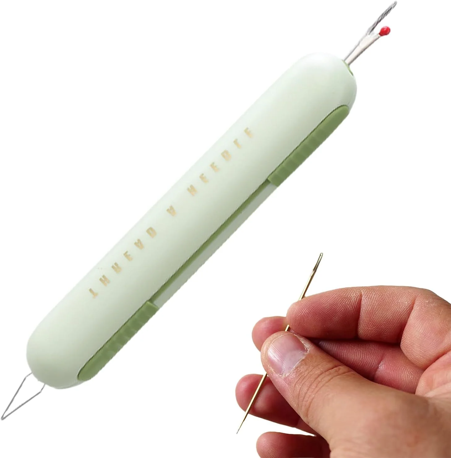 سوزن نخ کن | 2 در 1 شکافنده درز و سوزن نخ کن - لوازم جانبی نخ کشی سریع برای لوازم خانگی، گلدوزی، لحاف دوزی، بافندگی سوزن نخ کن | 2 در 1 شکافنده درز و سوزن نخ کن - لوازم جانبی نخ کشی سریع برای لوازم خانگی، گلدوزی، لحاف دوزی، بافندگی