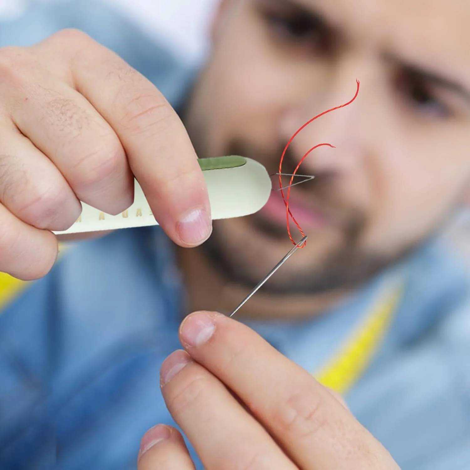 سوزن نخ کن | 2 در 1 شکافنده درز و سوزن نخ کن - لوازم جانبی نخ کشی سریع برای لوازم خانگی، گلدوزی، لحاف دوزی، بافندگی سوزن نخ کن | 2 در 1 شکافنده درز و سوزن نخ کن - لوازم جانبی نخ کشی سریع برای لوازم خانگی، گلدوزی، لحاف دوزی، بافندگی