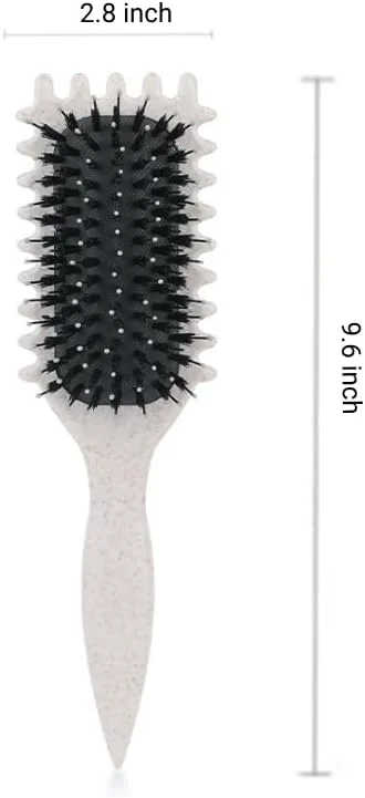 برس موی فر، برس حالت دهنده و لیفت لبه مو - ابزار حالت دهنده 5 در 1 برای فر، موج و حلقه های بدون وز، بژ برس موی فر، برس حالت دهنده و لیفت لبه مو - ابزار حالت دهنده 5 در 1 برای فر، موج و حلقه های بدون وز، بژ