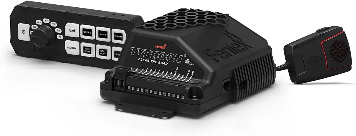 آژیر و کنترلر 100 واتی تمام کار Feniex Industries C-4017 Typhoon® آژیر و کنترلر 100 واتی تمام کار Feniex Industries C-4017 Typhoon®