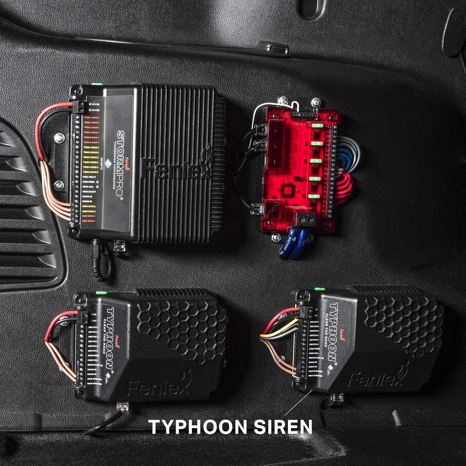 آژیر و کنترلر 100 واتی تمام کار Feniex Industries C-4017 Typhoon® آژیر و کنترلر 100 واتی تمام کار Feniex Industries C-4017 Typhoon®