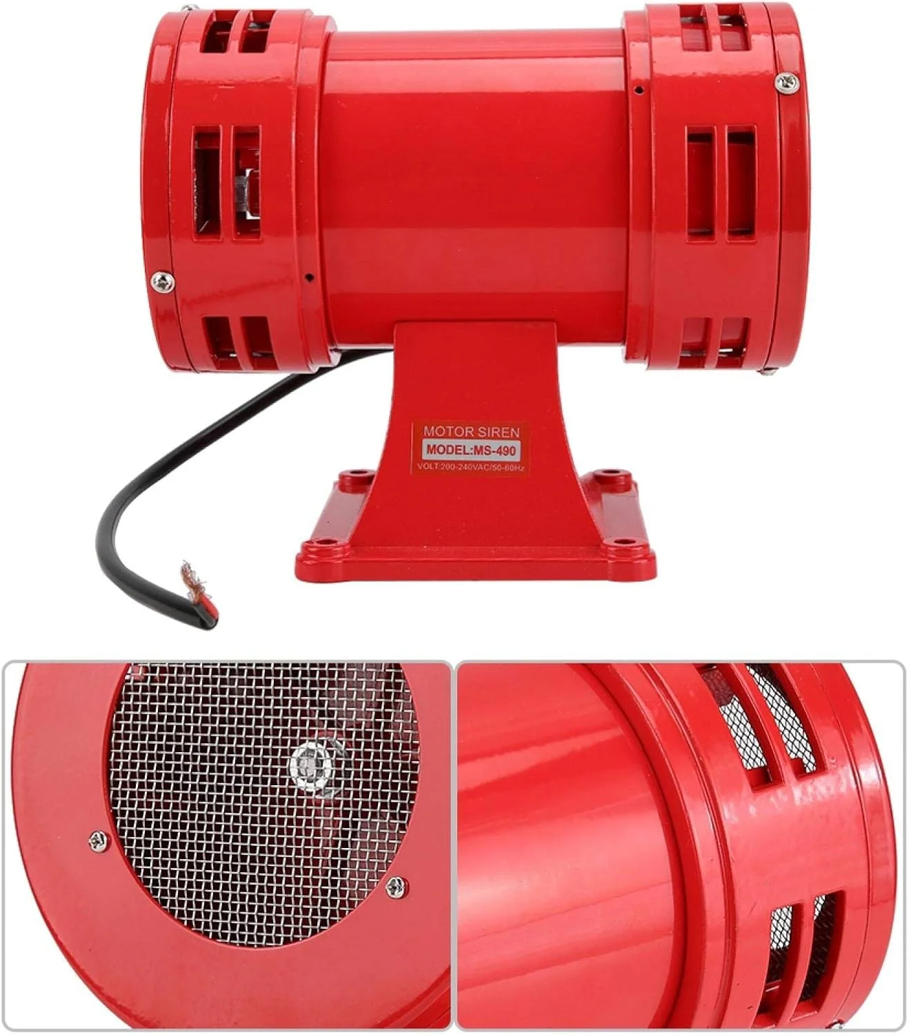 آژیر موتور الکتریکی صنعتی FILFEEL 150DB، بوق آلارم مداوم تماس اضطراری ایمنی تابستان (220-240 ولت) آژیر موتور الکتریکی صنعتی FILFEEL 150DB، بوق آلارم مداوم تماس اضطراری ایمنی تابستان (220-240 ولت)