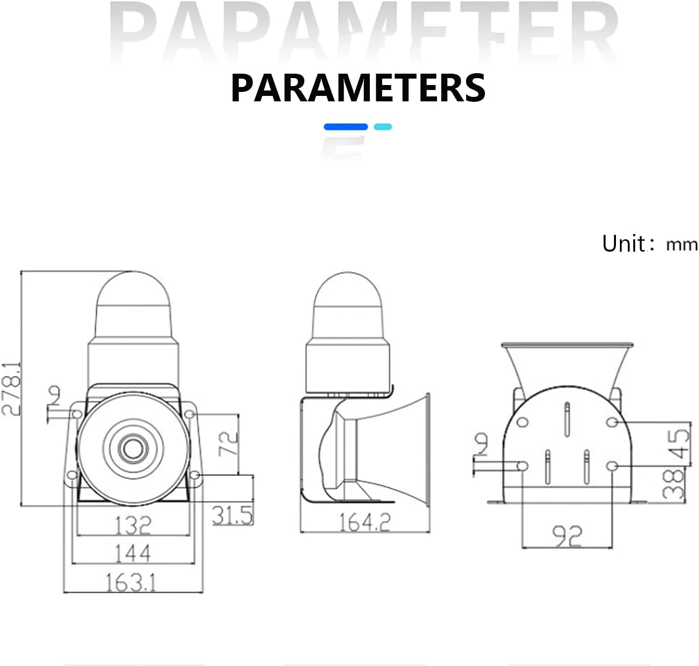 آژیر صنعتی FAYAIALO با صدای 110 دسی بل، آلارم با قابلیت تنظیم صدا، آژیر نوری و فلاشر، آژیر حمله هوایی، آژیر ایمنی ضد آب برای فضای داخلی و خارجی (AC 110V) آژیر صنعتی FAYAIALO با صدای 110 دسی بل، آلارم با قابلیت تنظیم صدا، آژیر نوری و فلاشر، آژیر حمله هوایی، آژیر ایمنی ضد آب برای فضای داخلی و خارجی (AC 110V)