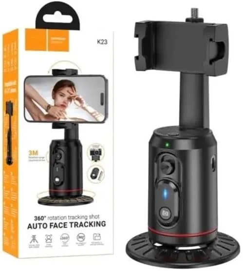 K23 Lotus Smart PTZ – چرخش 360 درجه، ریموت بلوتوث، برای پخش زنده، عکاسی و کنفرانس ها.