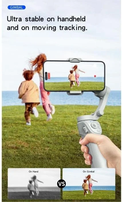 لرزشگیر موبایل یسیدو مدل SF18 با قابلیت ردیابی خودکار چهره 360 درجه و تبدیل به سه پایه