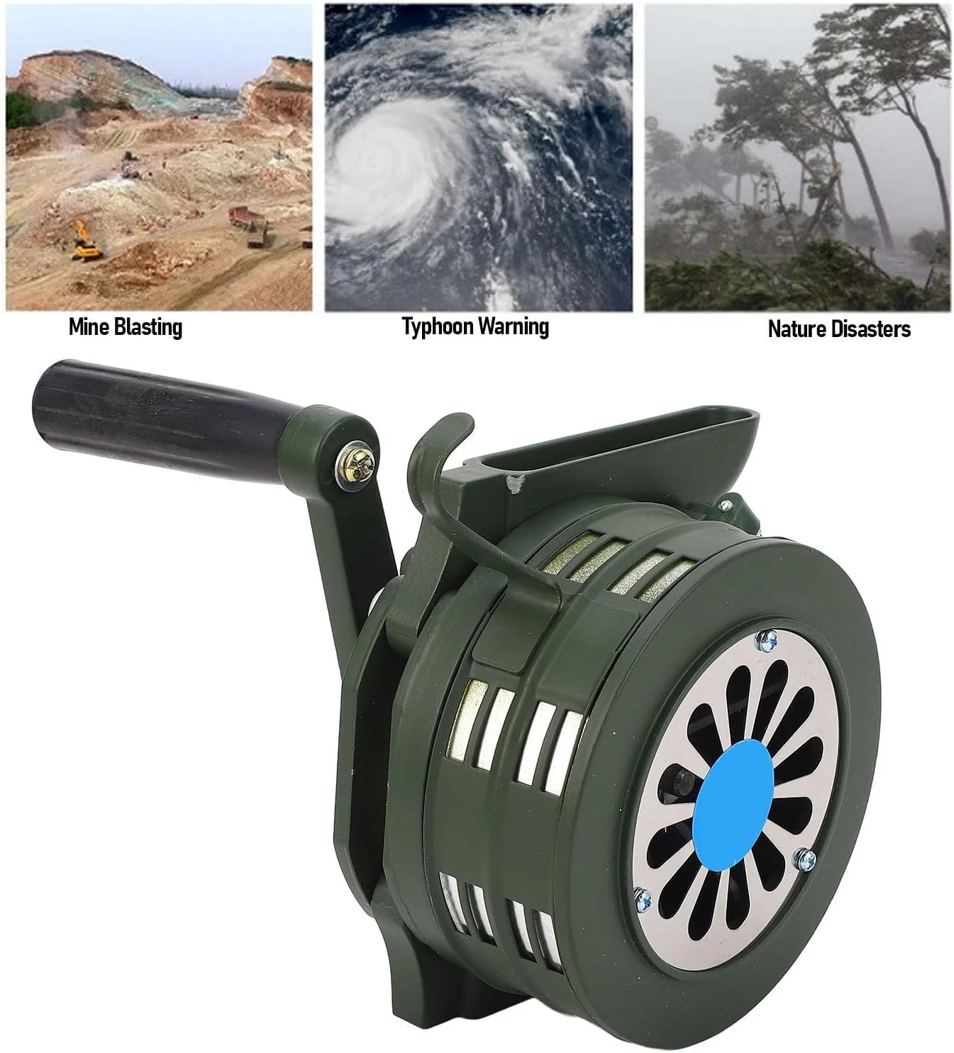 آژیر دستی هندلی، آژیر دستی ایمنی اضطراری، آژیر دستی قابل حمل آلیاژ آلومینیوم با صدای بلند 110 دسی بل و حجم قابل تنظیم، مناسب برای کارخانه ها، منازل، مدارس، انبارهای نفت آژیر دستی هندلی، آژیر دستی ایمنی اضطراری، آژیر دستی قابل حمل آلیاژ آلومینیوم با صدای بلند 110 دسی بل و حجم قابل تنظیم، مناسب برای کارخانه ها، منازل، مدارس، انبارهای نفت