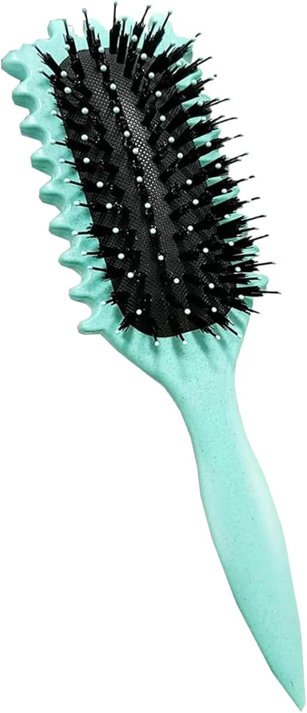 برس فر کننده مو، برس فر کننده Bounce Curl، برس موی فر، برس فر کننده مو بدون کشیدن، حالت دهی حرفه ای یا مدل موهای فر مد روز برای انواع مو، مناسب برای باز کردن گره مو برای خانم ها