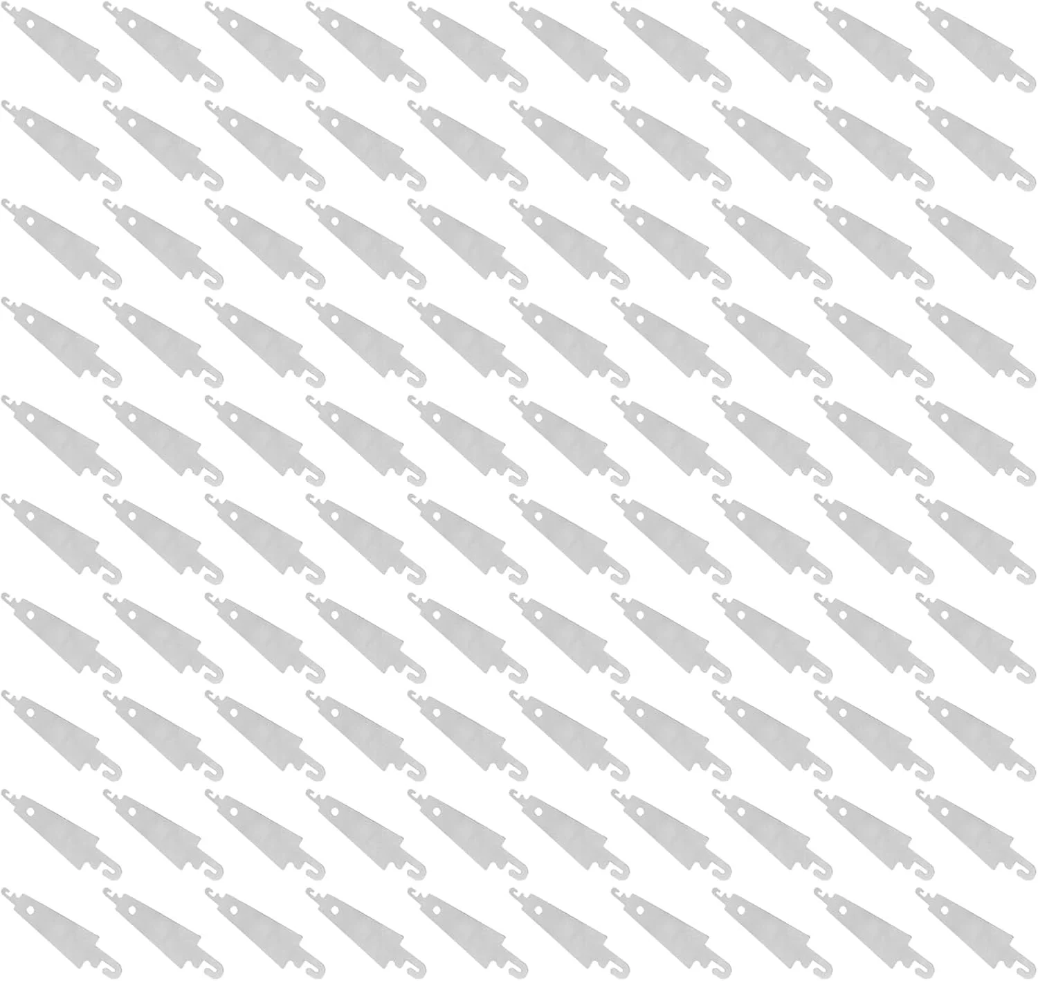 100 عدد سوزن نخ کن استیل ضد زنگ، لوازم خیاطی، ابزار سوزن نخ کن دستی برای صنایع دستی