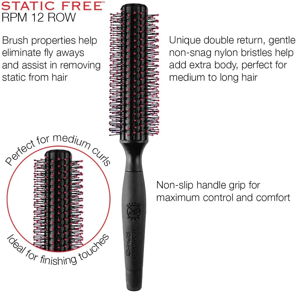 برس گرد 12 ردیفه ضد الکتریسیته ساکن حرفه ای کریکت