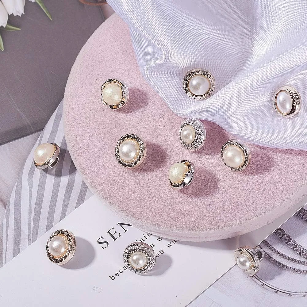 دکمه های مرواریدی مصنوعی NBEADS، یک جعبه 96 عددی، 12 نوع تزئینات پلاستیکی گرد برای دوخت صنایع دستی، لباس، پیراهن، کت و شلوار، پالتو، ژاکت، سفید دکمه های مرواریدی مصنوعی NBEADS، یک جعبه 96 عددی، 12 نوع تزئینات پلاستیکی گرد برای دوخت صنایع دستی، لباس، پیراهن، کت و شلوار، پالتو، ژاکت، سفید