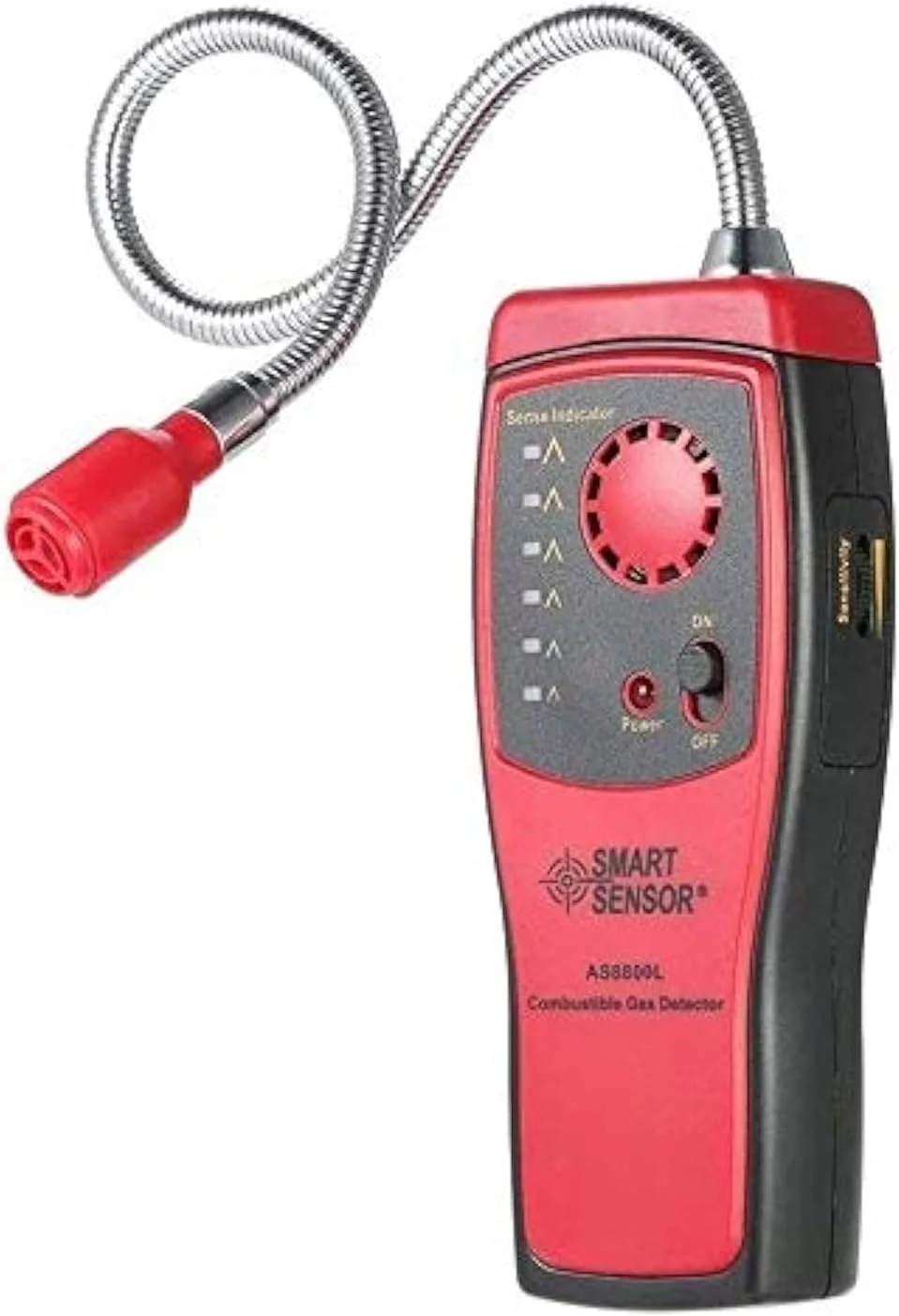 آشکارساز گاز Alopex، آلارم تشخیص نشت گاز قابل حمل، سنسور گاز متان/پروپان قابل احتراق، ردیاب گاز قابل اشتعال با هشدار صوتی، حساسیت قابل تنظیم و پروب انعطاف پذیر آشکارساز گاز Alopex، آلارم تشخیص نشت گاز قابل حمل، سنسور گاز متان/پروپان قابل احتراق، ردیاب گاز قابل اشتعال با هشدار صوتی، حساسیت قابل تنظیم و پروب انعطاف پذیر