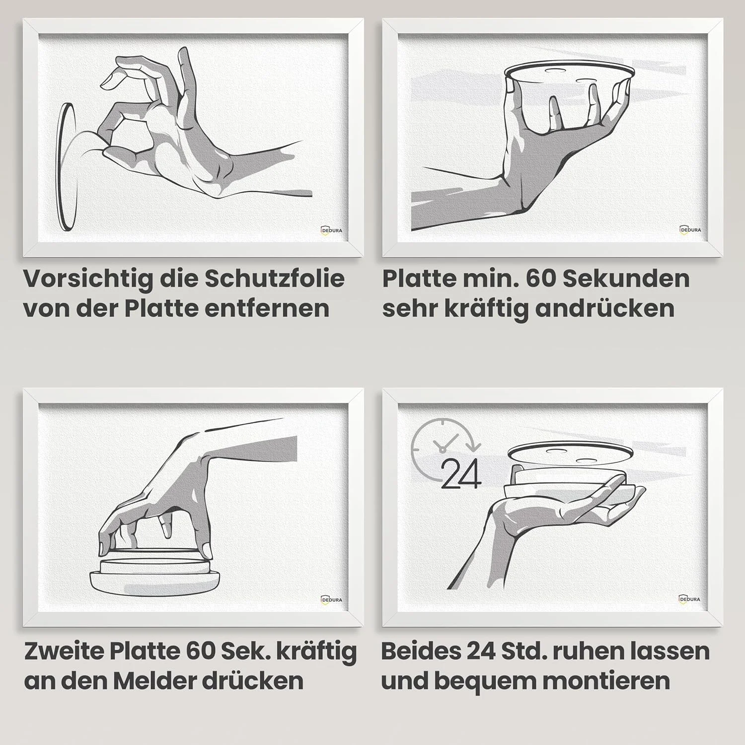 ست 12 عددی نگهدارنده مغناطیسی دتکتور دود با پدهای چسبی فوق العاده قوی - بدون نیاز به سوراخکاری یا پیچ - نگهدارنده مغناطیسی مناسب برای همه دتکتورهای دود و آلارم های آتش سوزی استاندارد - اتصال خود چسب ست 12 عددی نگهدارنده مغناطیسی دتکتور دود با پدهای چسبی فوق العاده قوی - بدون نیاز به سوراخکاری یا پیچ - نگهدارنده مغناطیسی مناسب برای همه دتکتورهای دود و آلارم های آتش سوزی استاندارد - اتصال خود چسب