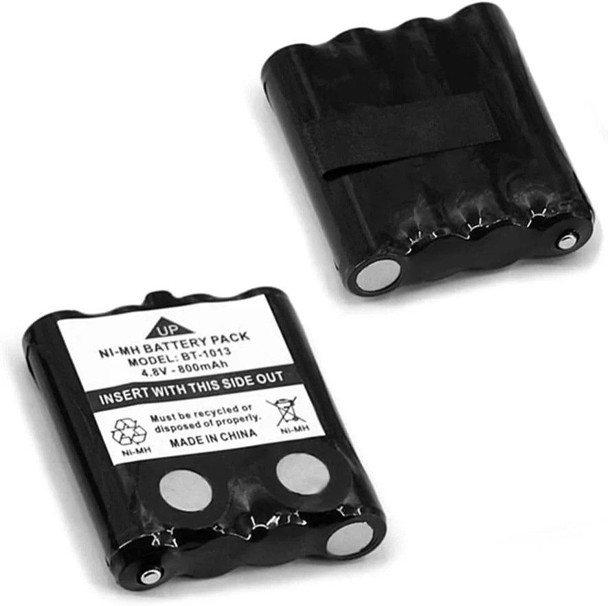 باتری SUNDELY® برای رادیو موتورولا XT180 TLKR T80 Extreme T81 Hunter T61 T60 T50 T9 T8 T7 T6 T5 T4 T3 XTB446 XTK446 XTR446 واکی تاکی IXNN4002A 800mAh 4.8V قابل شارژ Ni-MH AAA (2 عدد)