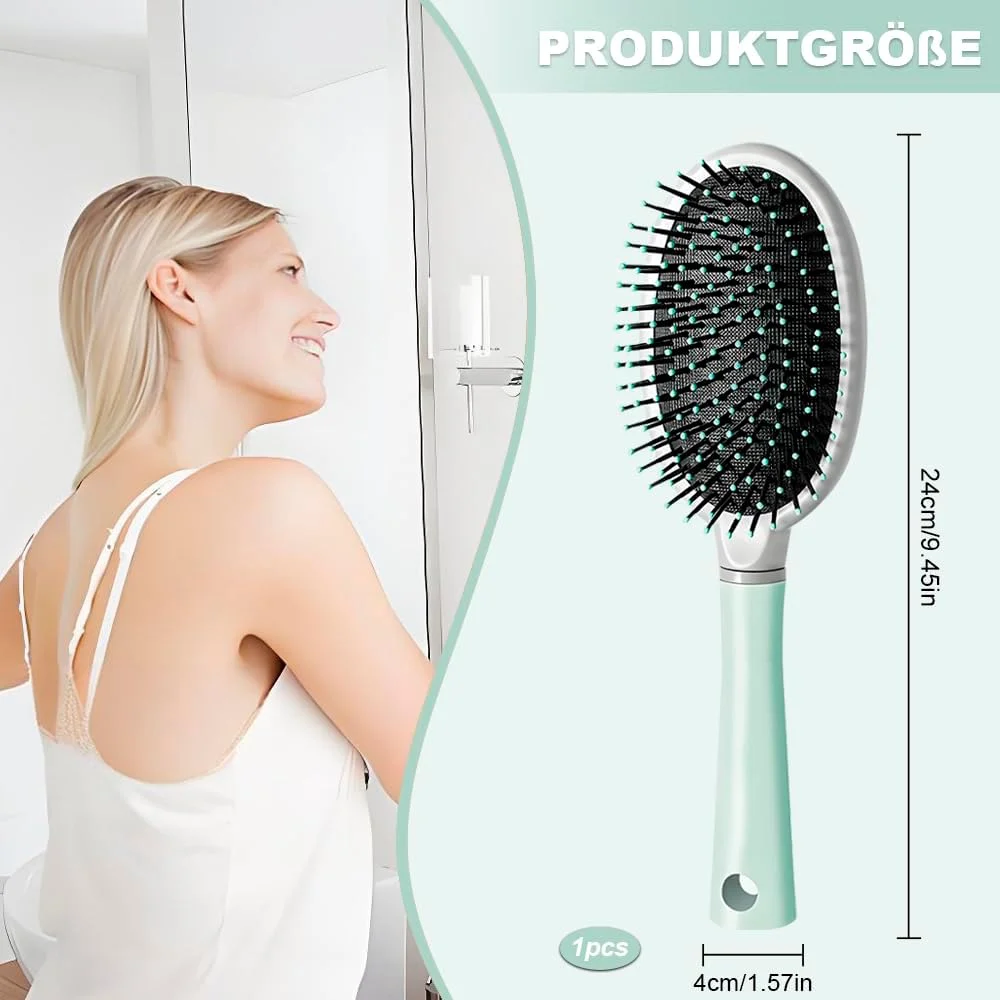 برس فر بانس کرل، برس مو فرفری، شانه فر کننده، برس موی حجیم برای جلوگیری از ریزش مو - موهای بدون کشش از ریزش و شکستگی مو جلوگیری می کنند