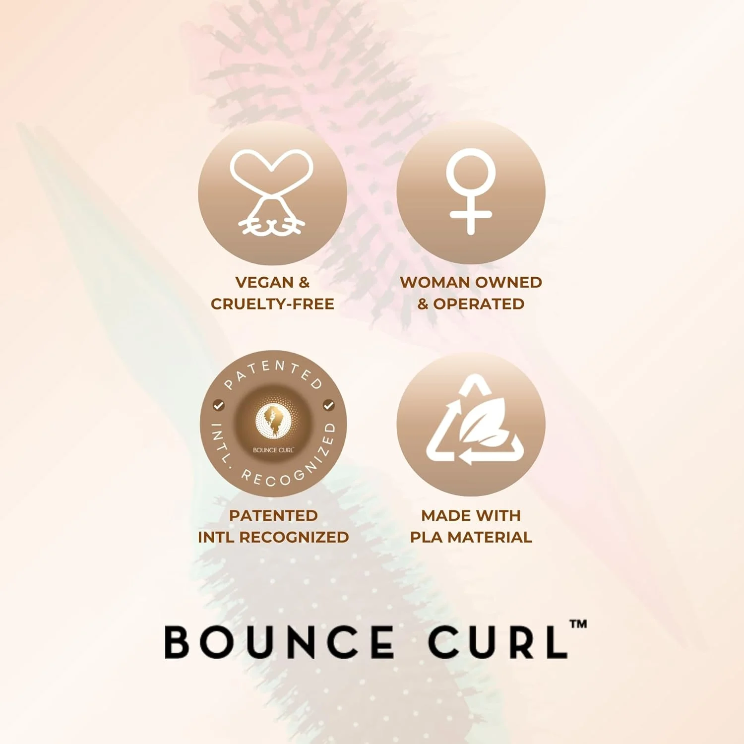 برس حالت دهنده Bounce Curl Define EdgeLift، ابزار 5 در 1 برای فر، موج و حلقه های موی خوش حالت و بدون وز - صورتی برس حالت دهنده Bounce Curl Define EdgeLift، ابزار 5 در 1 برای فر، موج و حلقه های موی خوش حالت و بدون وز - صورتی