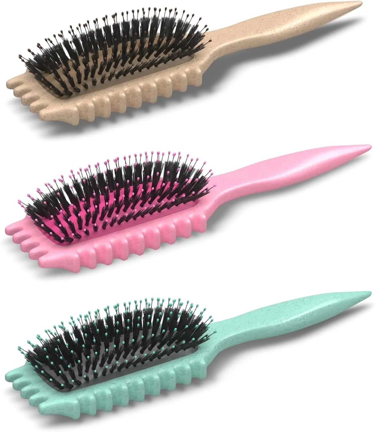 برس حالت دهنده Bounce Curl Define EdgeLift، ابزار 5 در 1 برای فر، موج و حلقه های موی خوش حالت و بدون وز - صورتی برس حالت دهنده Bounce Curl Define EdgeLift، ابزار 5 در 1 برای فر، موج و حلقه های موی خوش حالت و بدون وز - صورتی