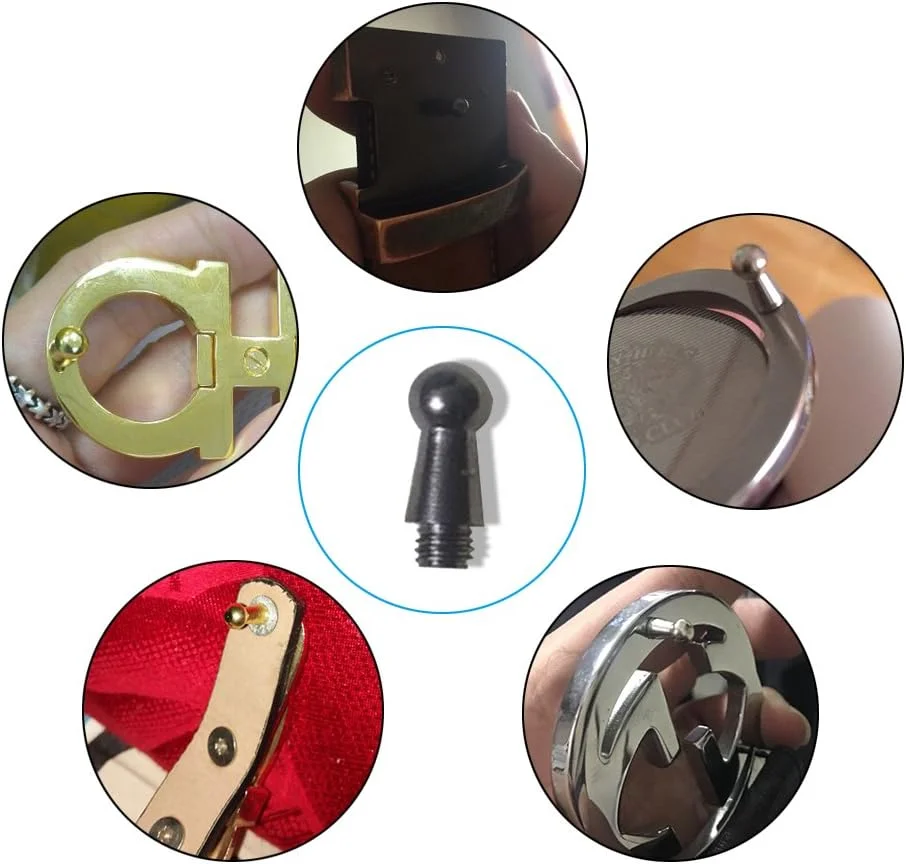 قلاب و پیچ جایگزین سگک کمربند DIY Myya برای تعمیر کمربند و لوازم جانبی کیف دستی قلاب و پیچ جایگزین سگک کمربند DIY Myya برای تعمیر کمربند و لوازم جانبی کیف دستی