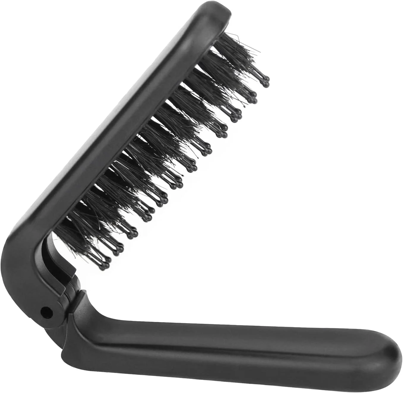 برس مو تاشو مسافرتی BIGTHREE، برس موی جیبی قابل حمل، برس ماساژ جمع و جور، برس حالت دهنده قابل حمل، برس مو مناسب برای مسافرت، کمپینگ، خانه و غیره برای آقایان و بانوان