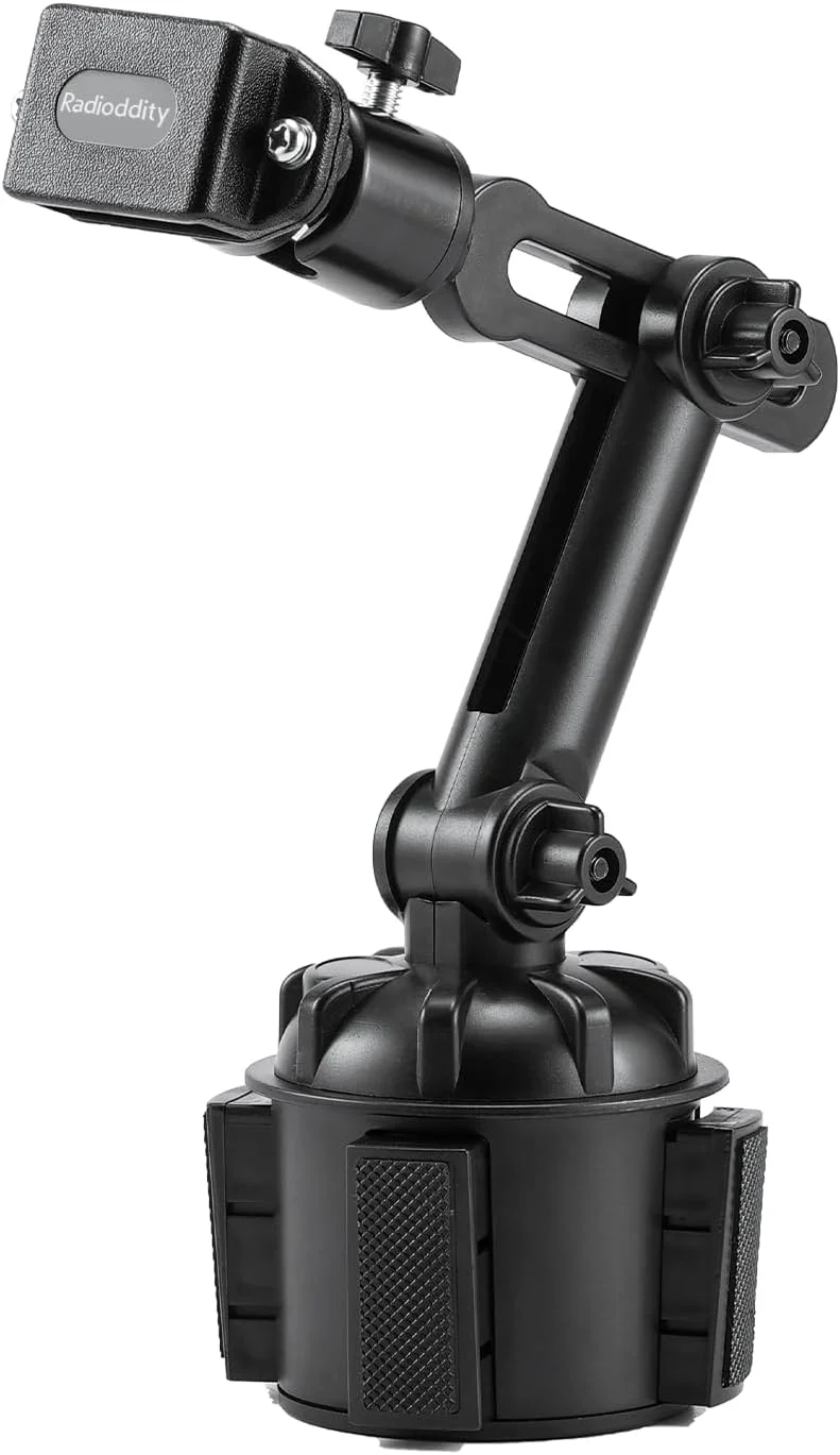 پایه نگهدارنده رادیو Radioddity RH1، با قابلیت تنظیم طول و ارتفاع، ایمن و پایدار برای رادیوهای دستی، رادیوهای خودرویی، رادیوهای دو طرفه و واکی تاکی