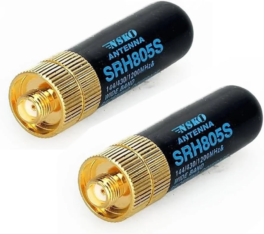 آنتن دو بانده SMA-Female مدل NISHZHU SRH805S مناسب برای رادیو GT-3 UV-5R -888s، بسته 2 عددی