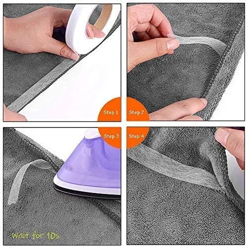 MuYwa Fabric Fusing Tape Iron on Tape Adhesive Hem Tape Iron-on Hemming Tape for Pants Clothes Jeans(70 Yards,1 Inch) MuYwa Fabric Fusing Tape Iron on Tape Adhesive Hem Tape Iron-on Hemming Tape for Pants Clothes Jeans(70 Yards,1 Inch)
