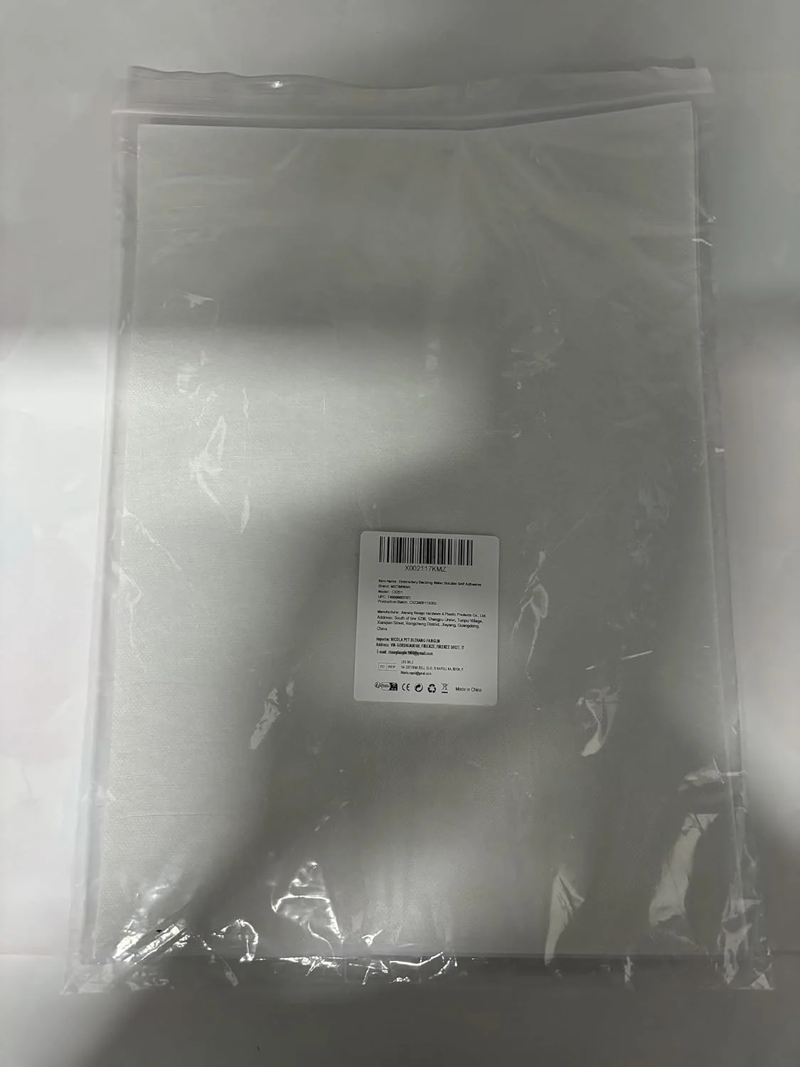 ام ایکس تی ام وان پشم گلدوزی خود چسب محلول در آب 8 عدد A4 (29.7 x 21 سانتی متر) پشم گلدوزی خود چسب محلول در آب قابل چاپ کاغذ گلدوزی برای چاپ گلدوزی دستی ام ایکس تی ام وان پشم گلدوزی خود چسب محلول در آب 8 عدد A4 (29.7 x 21 سانتی متر) پشم گلدوزی خود چسب محلول در آب قابل چاپ کاغذ گلدوزی برای چاپ گلدوزی دستی