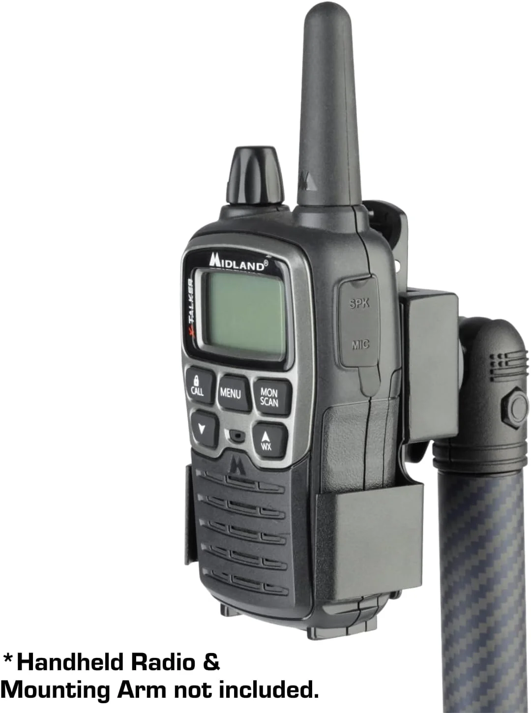 نگهدارنده رادیو دستی دو طرفه آلومینیومی Bulletpoint با پایه توپی 20 میلی متری