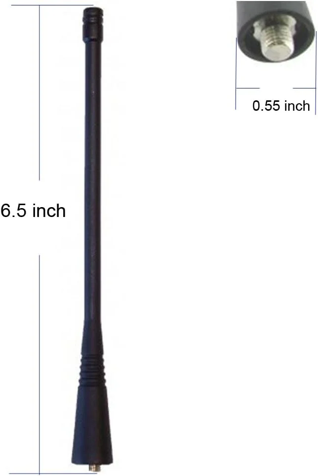 آنتن شلاقی UHF بست‌کنگ مدل NAE6483 برای رادیوهای موتورولا GP300 GP340 GP360 GP380 CP200 CP200D HT1250 EP450 EX500 EX600 EX600XLS (بسته 10 عددی)