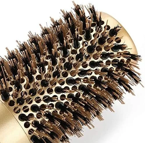برس مو گرد حالت دهنده ALANX، شانه غلطکی برای خشک کردن و فر کردن مو برای زنان، دختران و مردان، مورد استفاده در هنگام خشک کردن مو برای حالت دادن، فر کردن و خشک کردن مو (25+32+53)