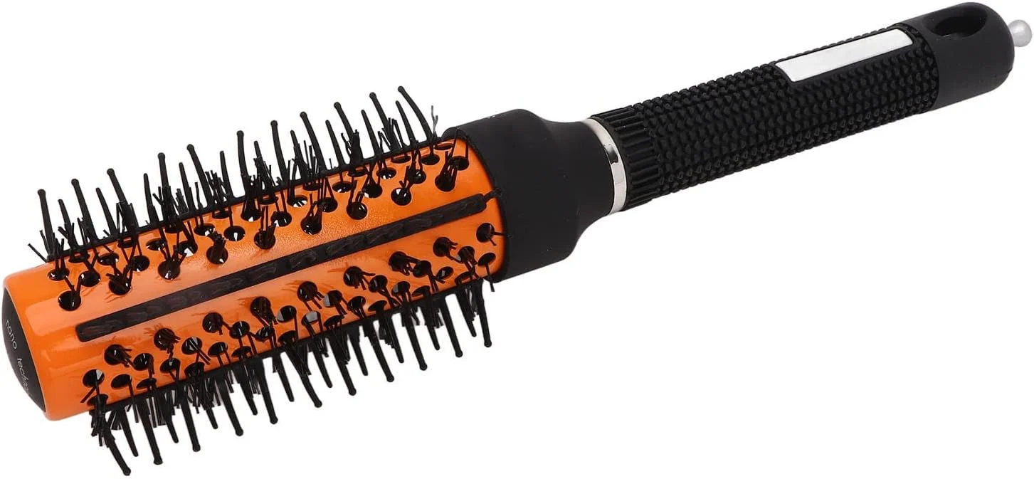 برس گرد ریش، برس بشکه ای فر کننده مو، ابزار حالت دهنده، برس گرد برای برس های مو، مناسب برای خشک کردن مو در خانه و سالن برس گرد ریش، برس بشکه ای فر کننده مو، ابزار حالت دهنده، برس گرد برای برس های مو، مناسب برای خشک کردن مو در خانه و سالن