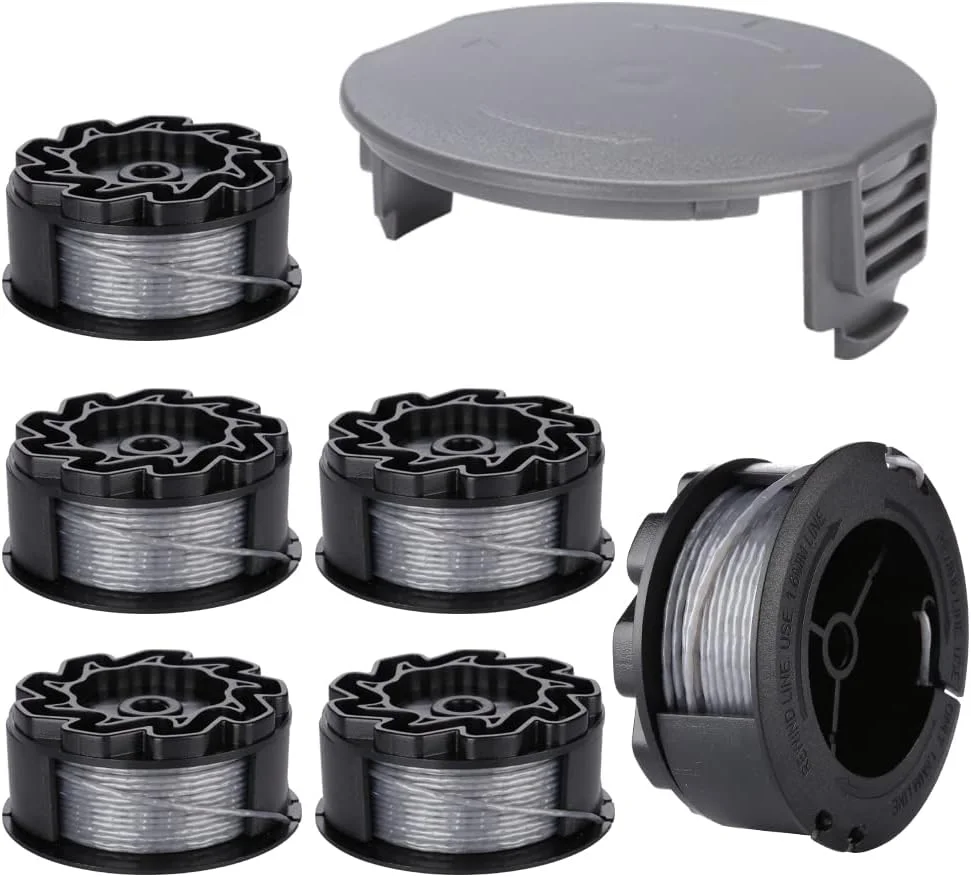 قرقره های Moritale برای علف زن بوش UniversalGrassCut 18 18-26 18-260 F016800570 به همراه پوشش (بسته 6 عددی)