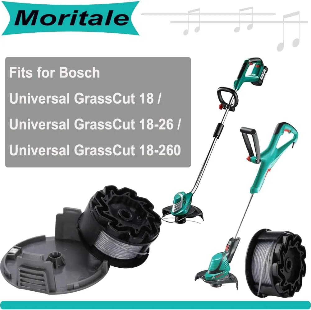 قرقره های Moritale برای علف زن بوش UniversalGrassCut 18 18-26 18-260 F016800570 به همراه پوشش (بسته 6 عددی) قرقره های Moritale برای علف زن بوش UniversalGrassCut 18 18-26 18-260 F016800570 به همراه پوشش (بسته 6 عددی)
