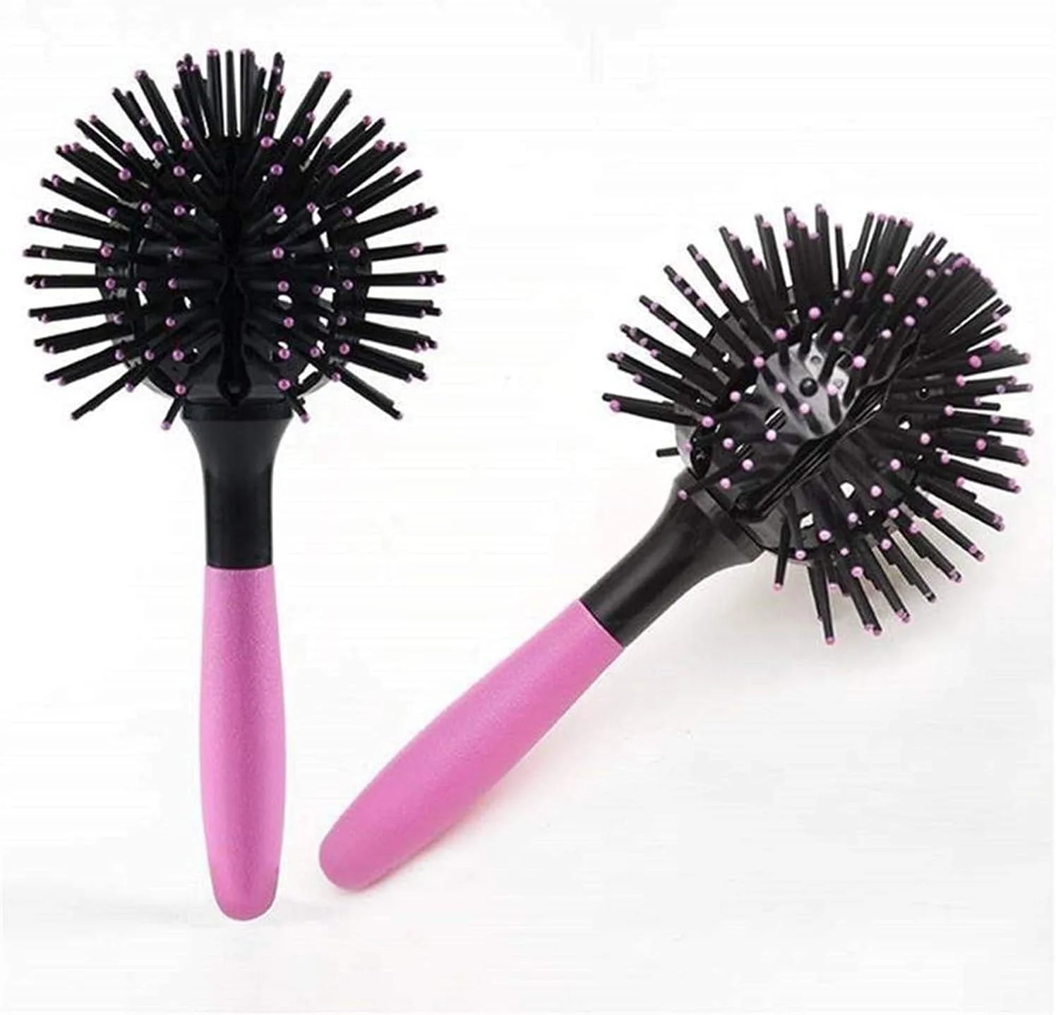 برس مو توپی مناسب سشوار برای خانم ها، برس موی فر کننده سه بعدی