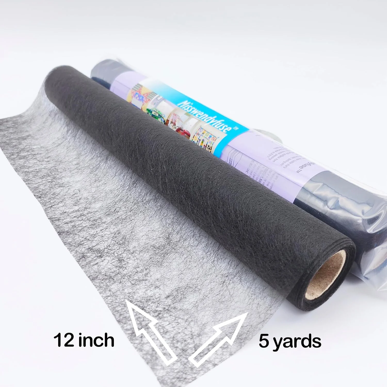 تور ذوب شدنی نازک Misswendyfuse، 30 سانتی متر × 4.5 متر، لایه چسب فوق العاده سبک، اتصال ذوب شدنی برای تکه دوزی، لحاف دوزی و لبه دوزی (مشکی) تور ذوب شدنی نازک Misswendyfuse، 30 سانتی متر × 4.5 متر، لایه چسب فوق العاده سبک، اتصال ذوب شدنی برای تکه دوزی، لحاف دوزی و لبه دوزی (مشکی)
