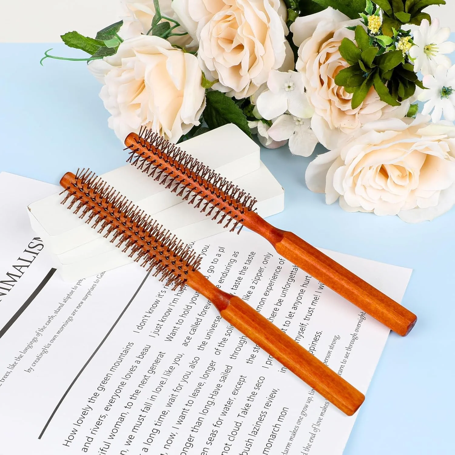 برس گرد کوچک کوئیف، برس گرد کوچک، برس غلطکی قابل حمل، برس فر کننده با 8 ردیف نایلونی، برس فر کننده مسافرتی، شانه فر کننده ضد الکتریسیته ساکن برای انواع مو، 2 عددی برس گرد کوچک کوئیف، برس گرد کوچک، برس غلطکی قابل حمل، برس فر کننده با 8 ردیف نایلونی، برس فر کننده مسافرتی، شانه فر کننده ضد الکتریسیته ساکن برای انواع مو، 2 عددی