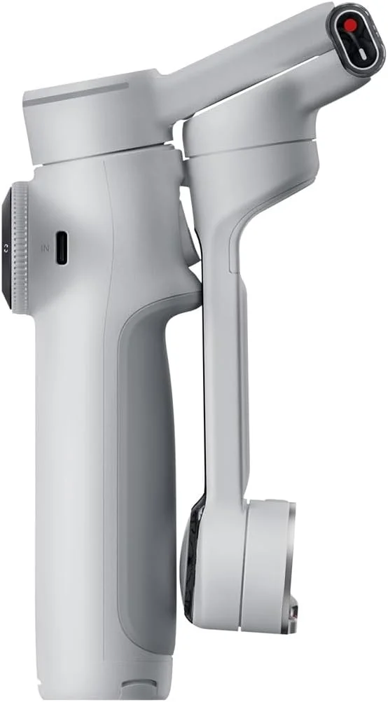 لرزشگیر گیمبال تلفن همراه اینستا 360 Flow 2 PRO، ردیابی مبتنی بر هوش مصنوعی، تثبیت کننده 3 محوره، سه پایه داخلی، قابل حمل و تاشو، تثبیت کننده تلفن همراه با ردیابی خودکار Deep Track 4.0 - خاکستری