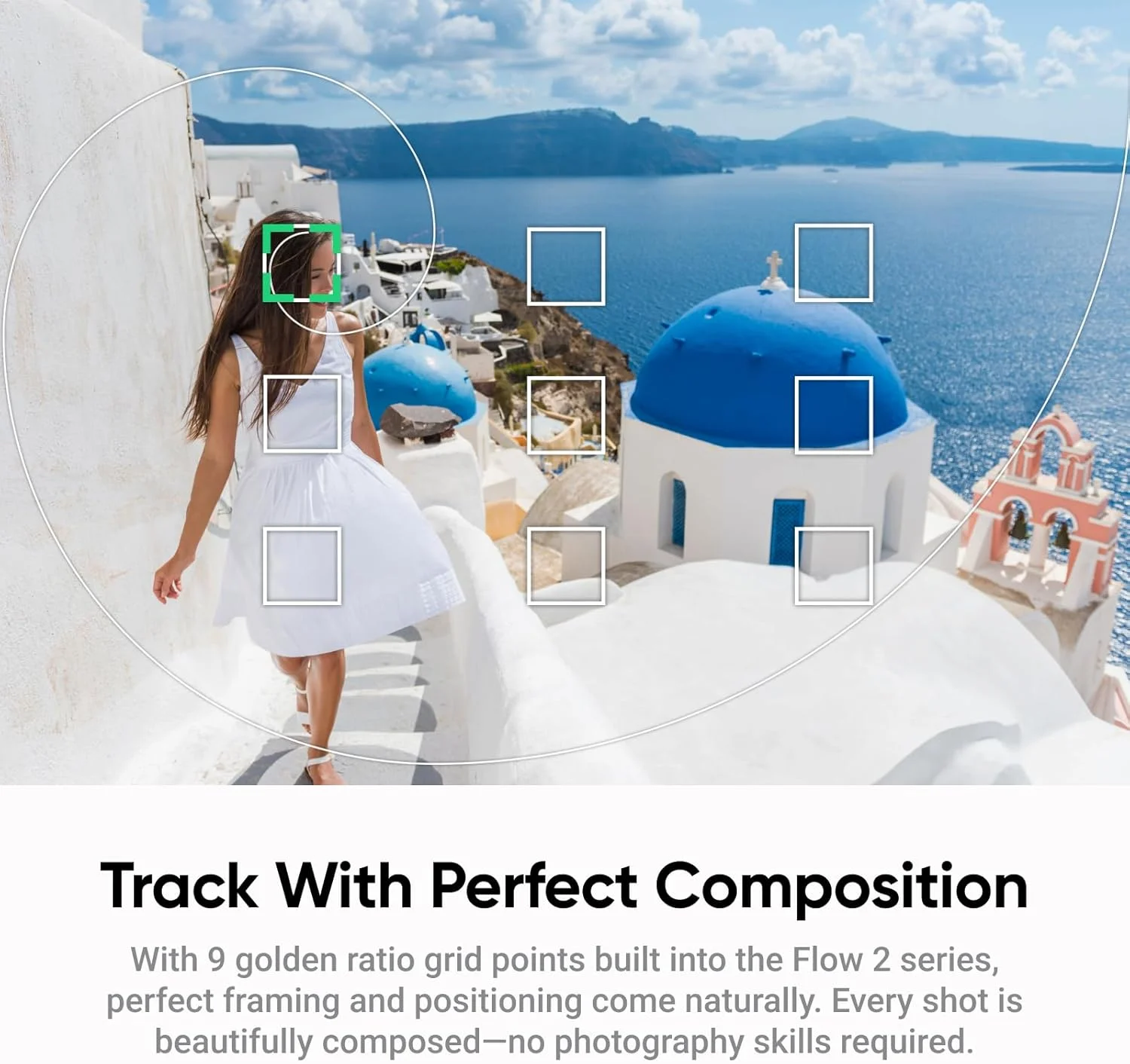 گیمبال Insta360 Flow 2 | کنترل با اشاره، ردیابی چهره، برای پخش زنده، وبلاگ نویسان، تماس های ویدیویی، برای اندروید و iOS (خاکستری سنگی، بسته ردیاب هوش مصنوعی)