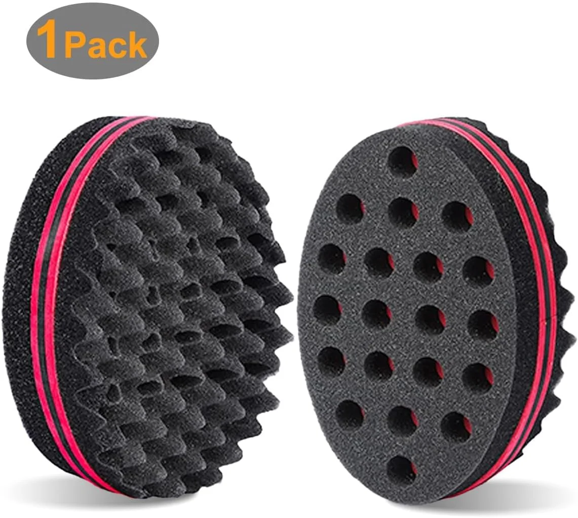 برس فر کننده مو، برس موی فر دو طرفه با سوراخ های بزرگ و کوچک، اسفنج پیچشی برای در dreadlock، فر آفریقایی و فر مو برس فر کننده مو، برس موی فر دو طرفه با سوراخ های بزرگ و کوچک، اسفنج پیچشی برای در dreadlock، فر آفریقایی و فر مو