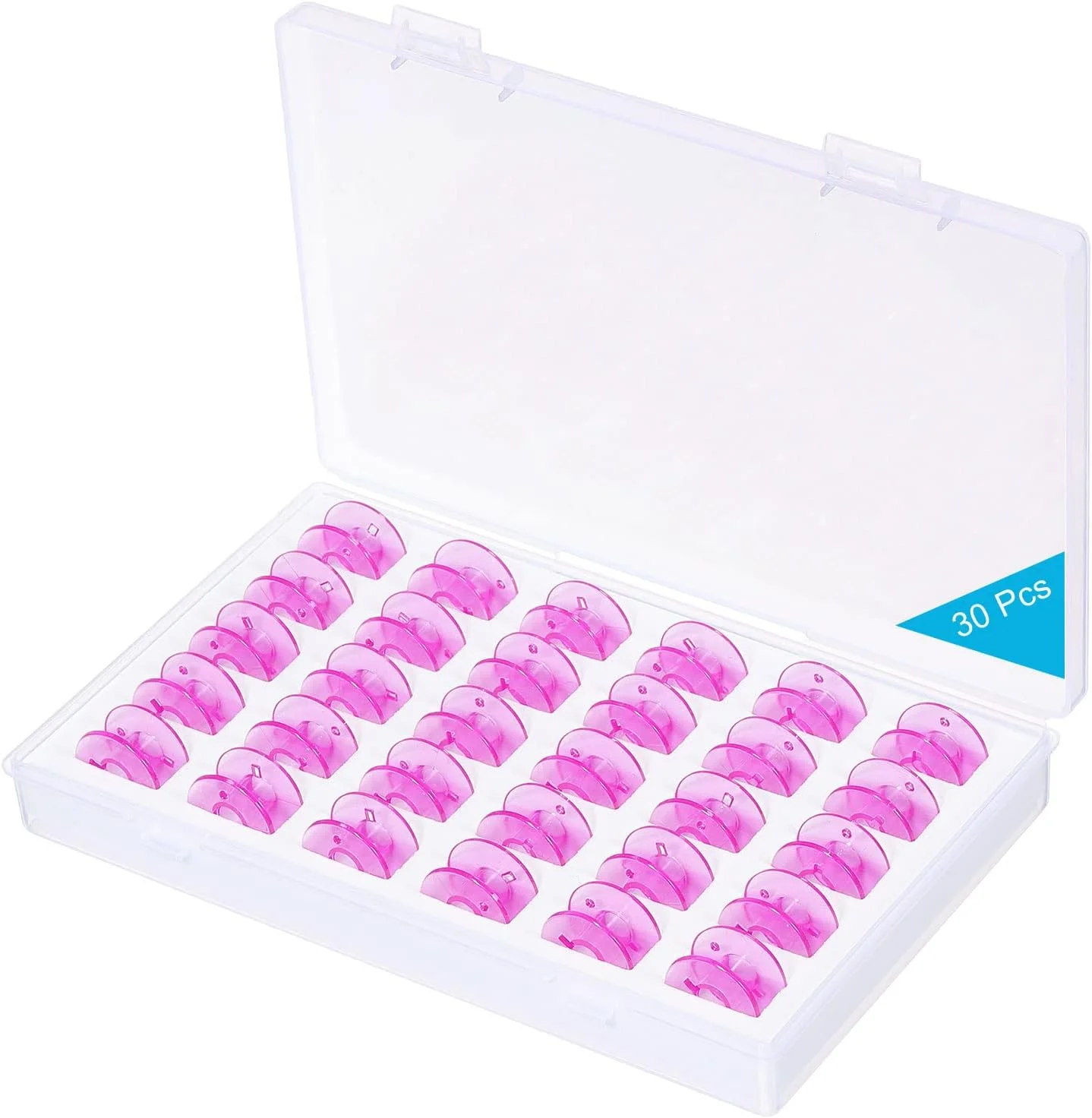 ماسوره های پلاستیکی MISETA برای چرخ خیاطی با جعبه گلدوزی، بسته 30 عددی بنفش (رنگ: بنفش) ماسوره های پلاستیکی MISETA برای چرخ خیاطی با جعبه گلدوزی، بسته 30 عددی بنفش (رنگ: بنفش)