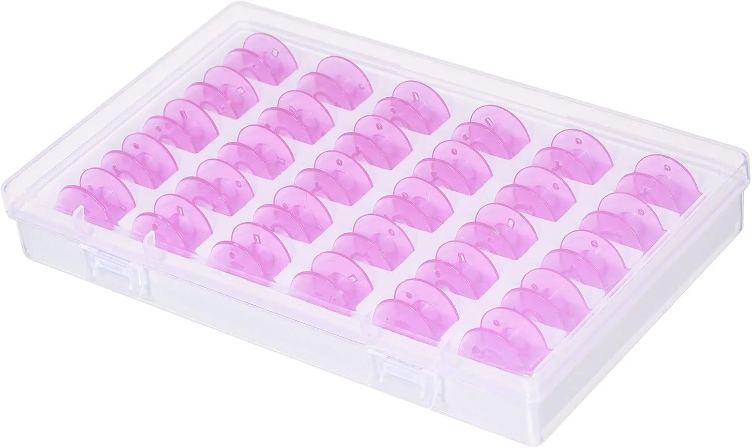 ماسوره های پلاستیکی MISETA برای چرخ خیاطی با جعبه گلدوزی، بسته 30 عددی بنفش (رنگ: بنفش) ماسوره های پلاستیکی MISETA برای چرخ خیاطی با جعبه گلدوزی، بسته 30 عددی بنفش (رنگ: بنفش)