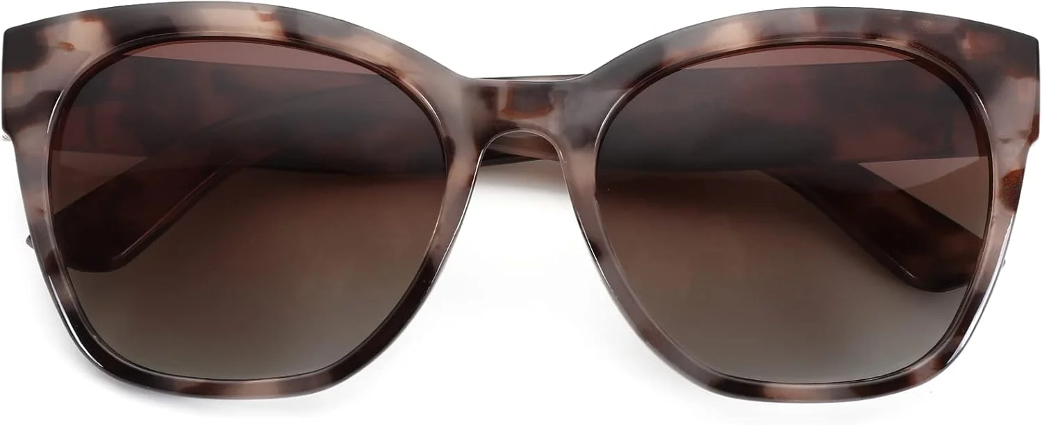 عینک آفتابی زنانه گربه‌ای ZENOTTIC - عینک آفتابی بزرگ محافظ UV400، سایه‌های رترو، طراحی شیک