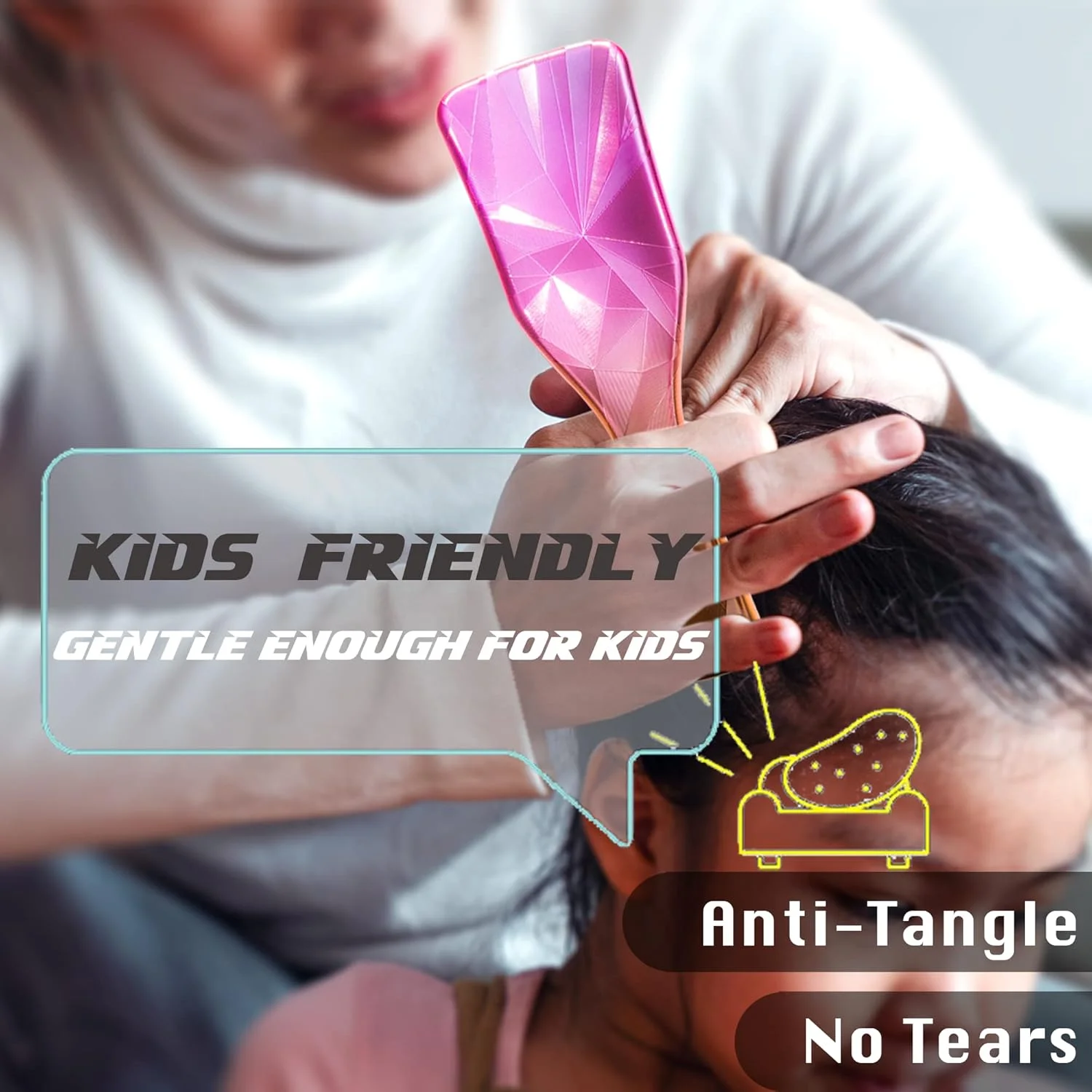برس گره باز کن WYNK برای بزرگسالان و کودکان، ابزار و وسایل حالت دهنده مو برای موهای طبیعی/موج دار/فرفری/پیچ خورده/مرطوب/خشک/چرب/ضخیم/صاف/بلند (2 عدد آبی و بنفش-EP) برس گره باز کن WYNK برای بزرگسالان و کودکان، ابزار و وسایل حالت دهنده مو برای موهای طبیعی/موج دار/فرفری/پیچ خورده/مرطوب/خشک/چرب/ضخیم/صاف/بلند (2 عدد آبی و بنفش-EP)
