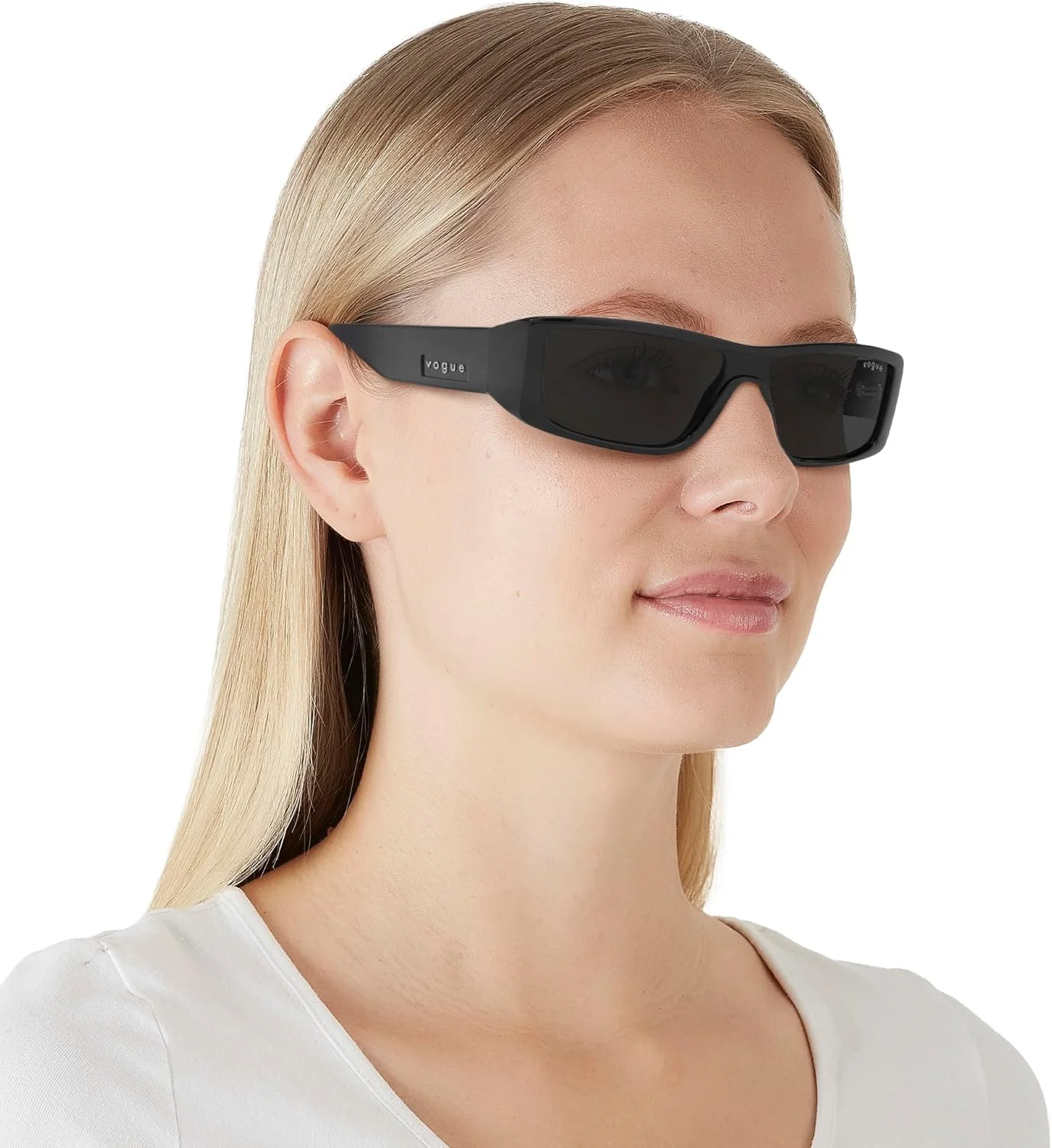 عینک آفتابی مستطیلی زنانه Vogue Eyewear مدل Vo5442s از مجموعه X Hailey Bieber